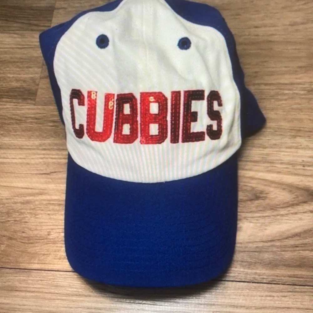Pink cubbies baseball hat